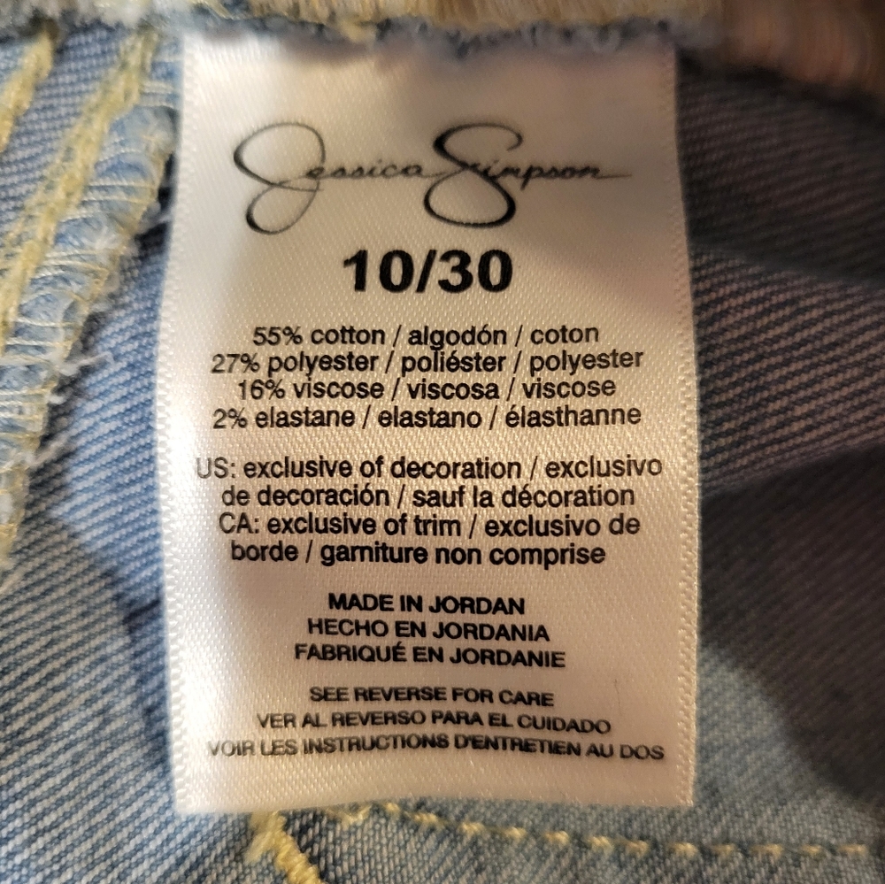 Jessica Simpson Rolled Crop Skinny Jeans NWT - Picture 11 of 12